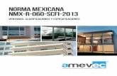 NMX-R-060-SCFI-2013 Ventanas: Clasificaciones y especificaciones