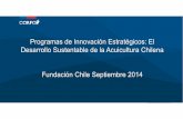 Programa de Innovación Estratégicos: El desarrollo sustentable de la acuicultura de Chile