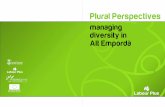 Plural Perspectives. Managing