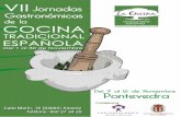 Pontevedra en las VII Jornadas de la Cocina Tradicional Española