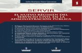 SERVIR - EL NUEVO RÉGIMEN DEL SERVICIO CIVIL EN LA ADMINISTRACIÓN PÚBLICA