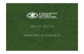 Ucv memoria academica 2012 13