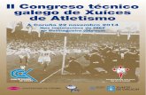 Cartel II Congreso Técnico Gallego de Jueces de Atletismo