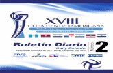 Boletín No2 XVIII Copa Centroamericana Voleibol Mayor Masculina 2014