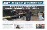 SUPLEMENTO - HP 283 :: Proponen limitar a los municipios, pero...