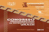 CONGRESO MESOAMERICANO DE INVESTIGACIÓN UNACH 2014