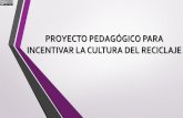 Proyecto Pedagógico Para Incentivar La Cultura Del Reciclaje