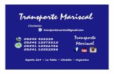 EXCURSIONES EN LA FALDA - Transporte Mariscal