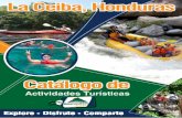Catalogo de Actividades Turisticas. La Ceiba. Atlántida.Honduras