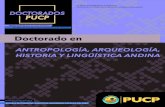 Doctorado en Antropología, Arqueología, Historia y Lingüística Andinas