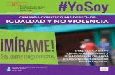 Campaña: Conozco mis derechos: Igualdad y No violencia