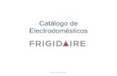 Catálogo electrodomésticos frigidaire