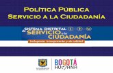 Politica pública servicio al ciudadano