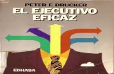 Peter F. Drucker El ejecutivo eficaz