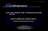 Catálogo de Productos GHANEM 2015