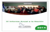 IV Informe Anual a la Nación 2014