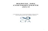 Manual del Contribuyente 2015