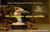 EL CAMPO QUE ARDÍA (Juan Emmanuel Ponce de León)