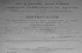 1881 Contestacion al interrogatorio del Real Decreto de 17 de Enero de 1881