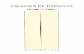 "Especies de espacios" Georges Perec