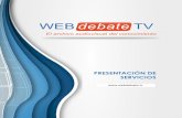 Presentación de WEB Debate TV