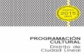 Programa de Centros Culturales Madrid Marzo - Abril