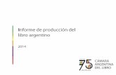 CAL - Informe de producción del libro argentino 2014