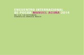 Encuentro Internacional de Poesía Manuel Acuña 2014