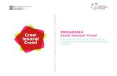 Presentacions Jornada: Crea, Innova, Creix!