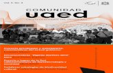 Comunidad UAED. Gaceta de Estudios del Desarrollo vol. 2, no. 3