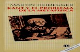 Heidegger, Martin - Kant y el problema de la metafísica