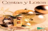 catalogo de cestas y lotes navidad 2012