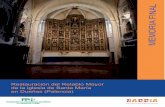 Informe de restauración del retablo Mayor de Santa María