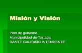 MISION Y VISION - Dante Galeano