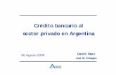Crédito Bancario Al Sector Privado en Argentina