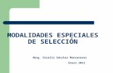 MODALIDADES ESPECIALES DE SELECCION.ppt