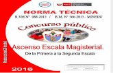 Norma Tecnica Ascenso de 1° a 2° Escala Magisterial 2016_INOHA