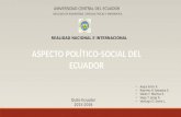 Ámbito Político Social Del Ecuador