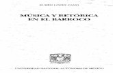 LÓPEZ CANO, R. - Música y Retórica en El Barroco