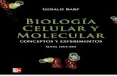 Biologia Celular y Molecular. Conceptos y Experimentos , Gerald Karp, 6 Ed
