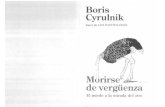 Boris Cyrulnik - Morirse de Vergüenza. El Miedo a La Mirada Del Otro.