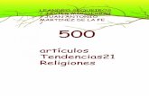 500 Articulos Tendencias21 RELIGIONES