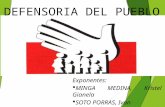 Exposicion de Defensoria Del Pueblo