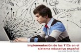 2.1. Implementación de las TICs en el sistema educativo español