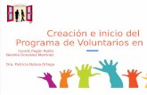 Creación e inicio del Programa de Voluntarios en HAMC
