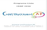 Programa "Unidad para Avanzar" lista Ceap 2016
