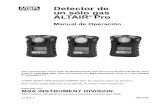 Detector de Gas Amoniaco - MSA AltairPro NH3