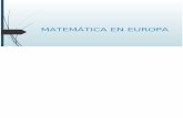 Matemática en Europa