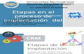 Etapas en El Proceso de Implantación Del CRM