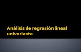 Regresion Lineal Univariante
